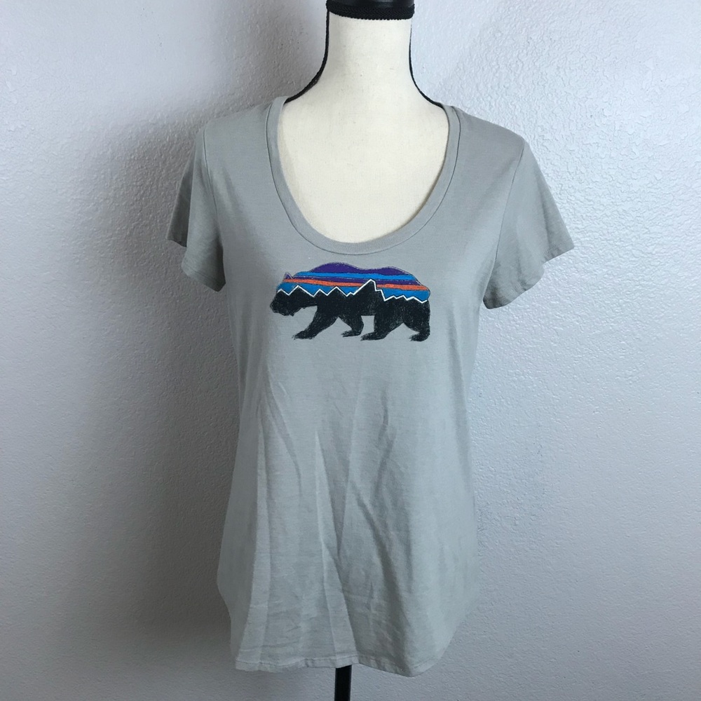 Patagonia gray graphic T-shirt size M